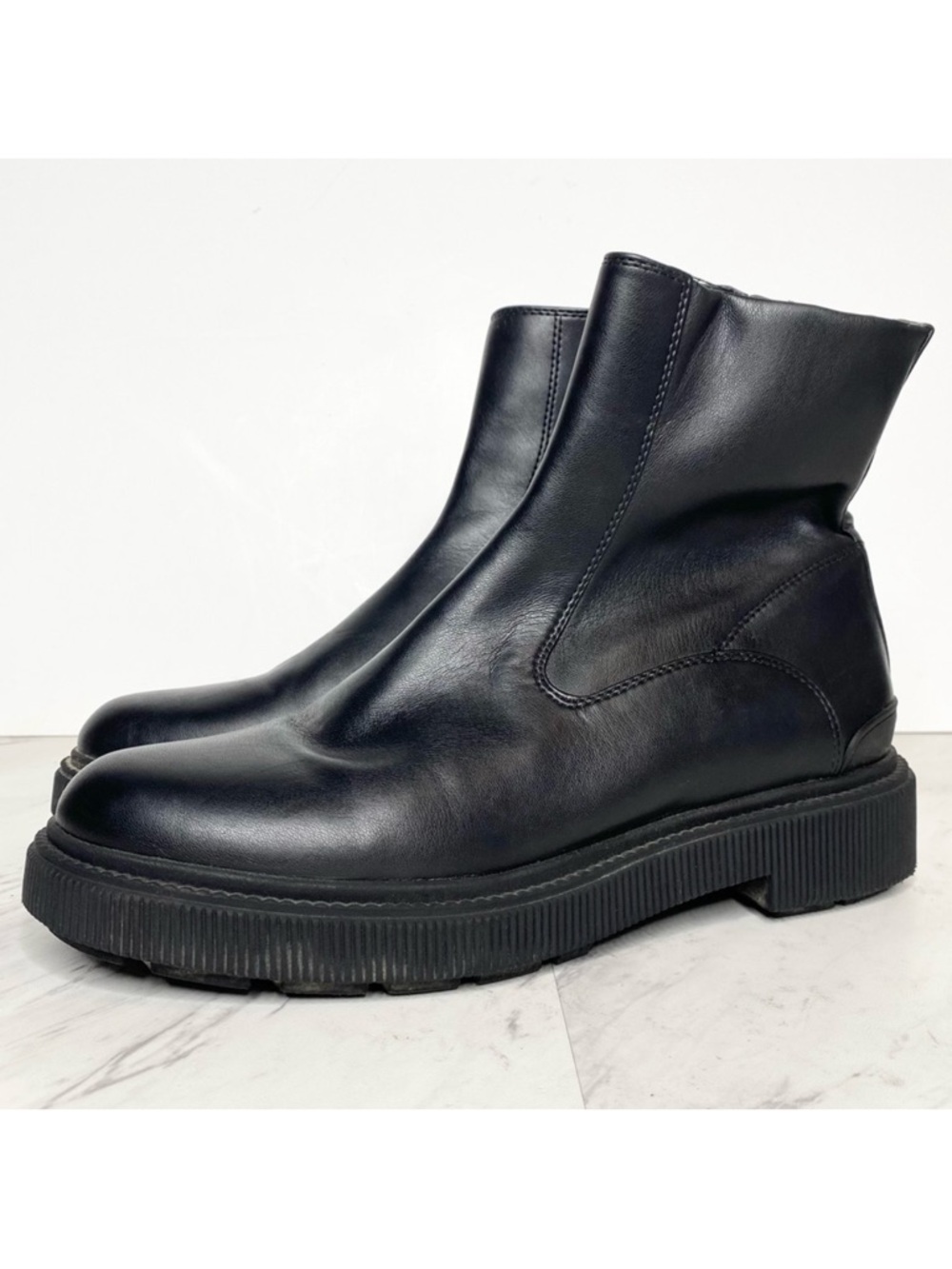 Sarto Franco Sarto Jinta Black Faux Leather Bootie 10M